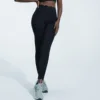 Black Scallop Waist Pants