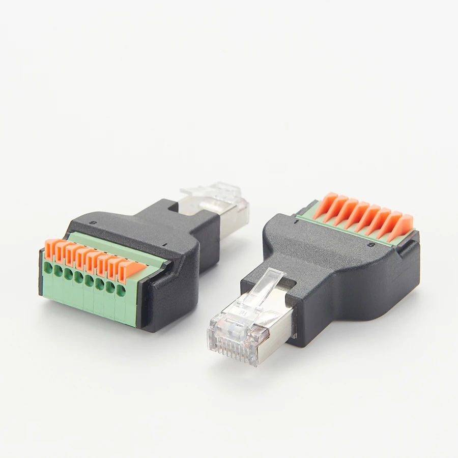 Surveillance video RJ45 Screw Terminal Block Adapter