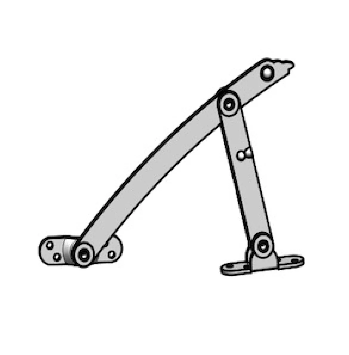 Limiter Carbon Steel Material Distribution Box Cabinet Door Chassis Support Rod Rittal Cabinet Power Cabinet Hinge Lock details