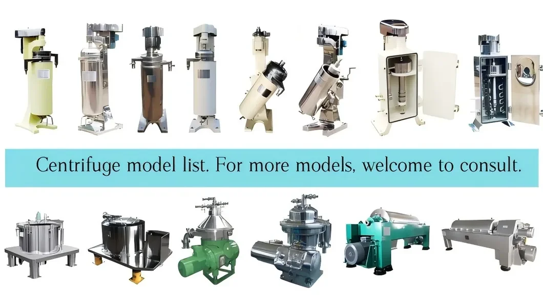 GQ105J Waste Oil Tube Centrifuge, Industrial Liquid-solid Separator