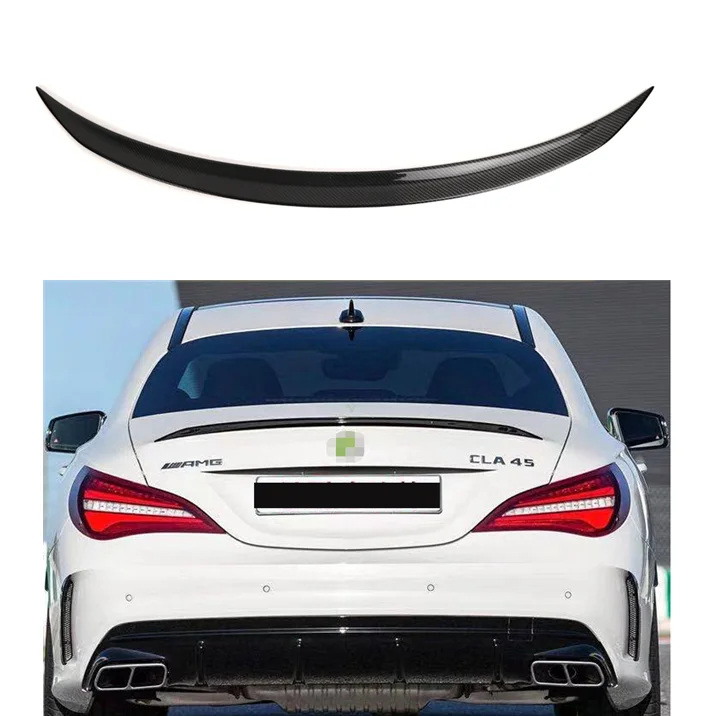 Rear Boot Trunk Spoiler Wing Carbon Fiber Factory For Mercedes Benz CLA 200 250