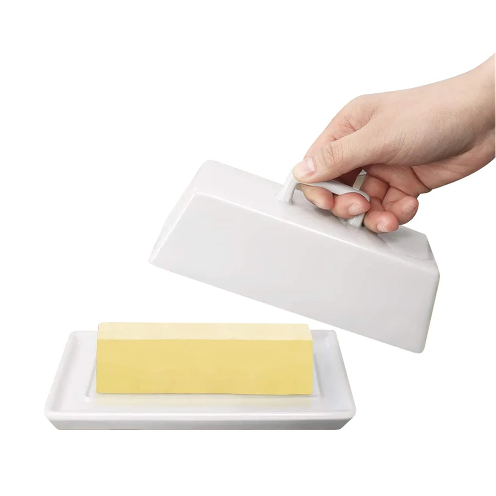 Customized Porcelain Butter Dish Butter Container Dish Wholesale Fancy Kitchen Dishes.