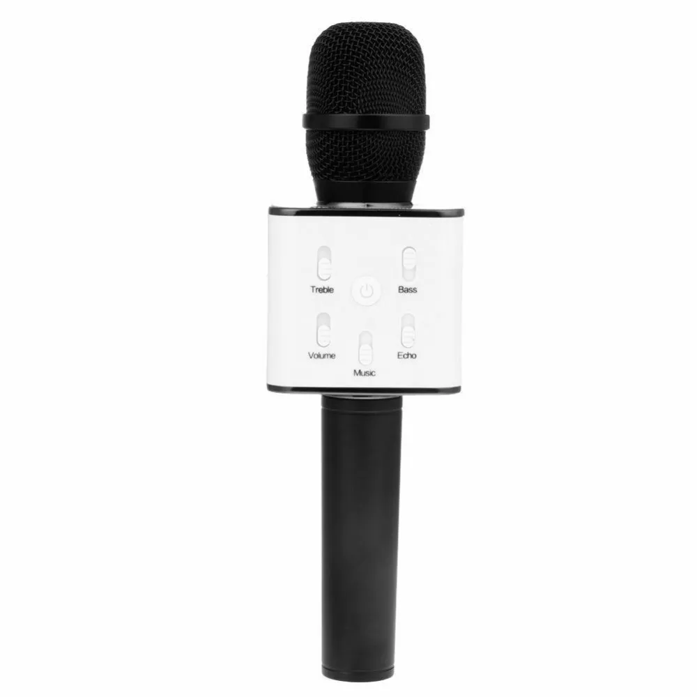 Large Condenser Microphone Q7 Wireless Handheld Microphone Karaoke With Speaker Mic
