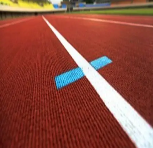 Outdoor Rubber Running Track Mat Prefabricated Running Track Playground  Plastic TPE Runway