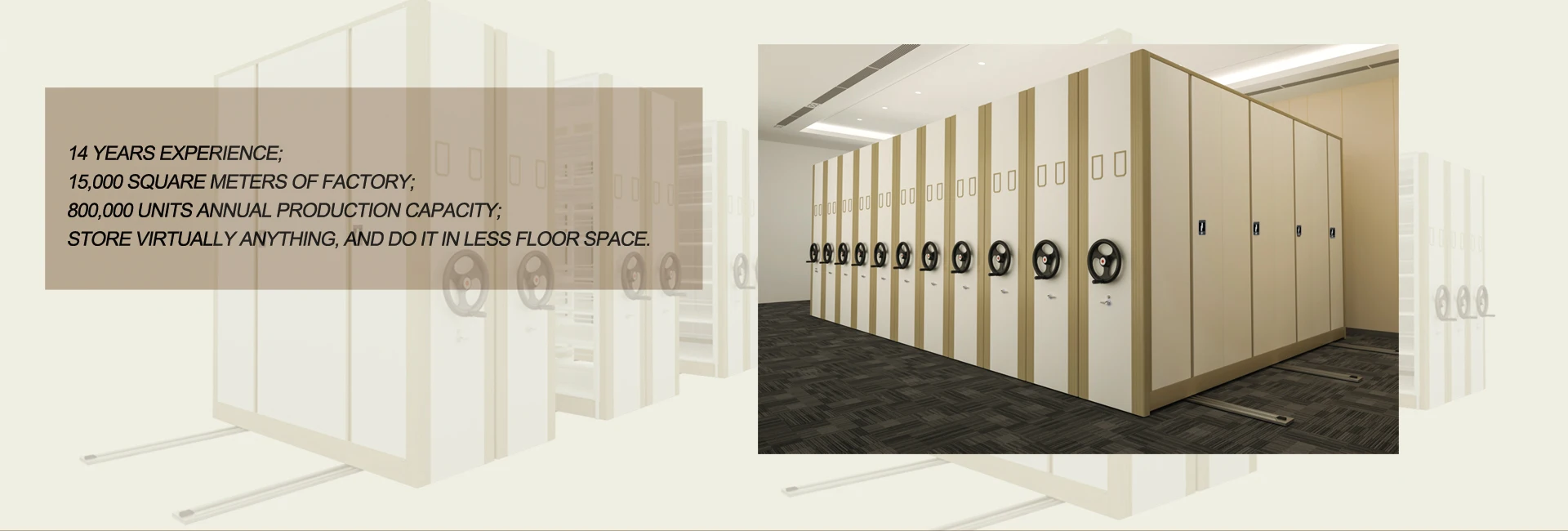 Office Furniture Document Archive Storage Cabinet File Rack Compact ...