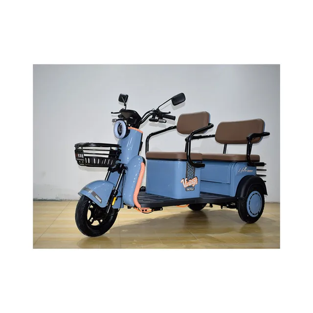 Factory Direct Price Electro-Tricycle Two Seats Adult Leisure Tricycle