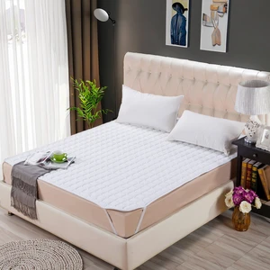 Customizable Waterproof Woven Plain 100% Polyester Bed Protection Pad 300tc Thread Count Anti-Dust Mite Machine Washable