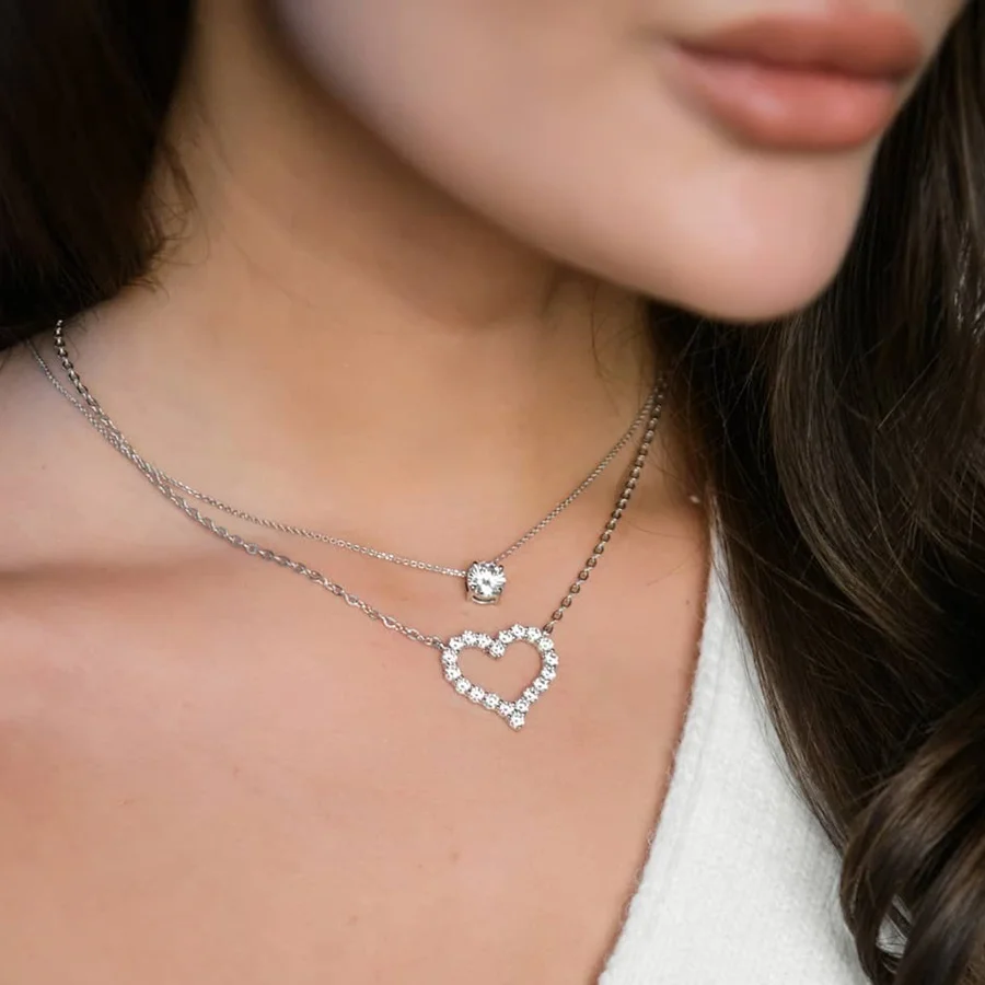 New Simple 18k Solid Gold Plated 