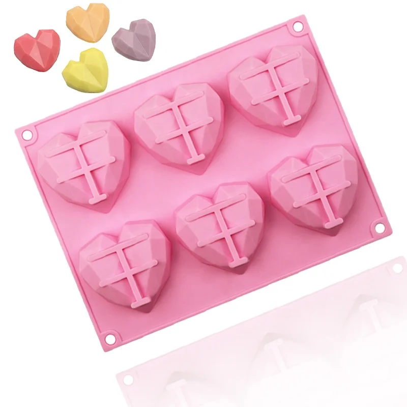 Factory Free Sample Dimensional Heart Shape Silicone Cake Mold Silicone  Candle Molds Soap Mold - China Silicone Cake Mold and Candle Molds price