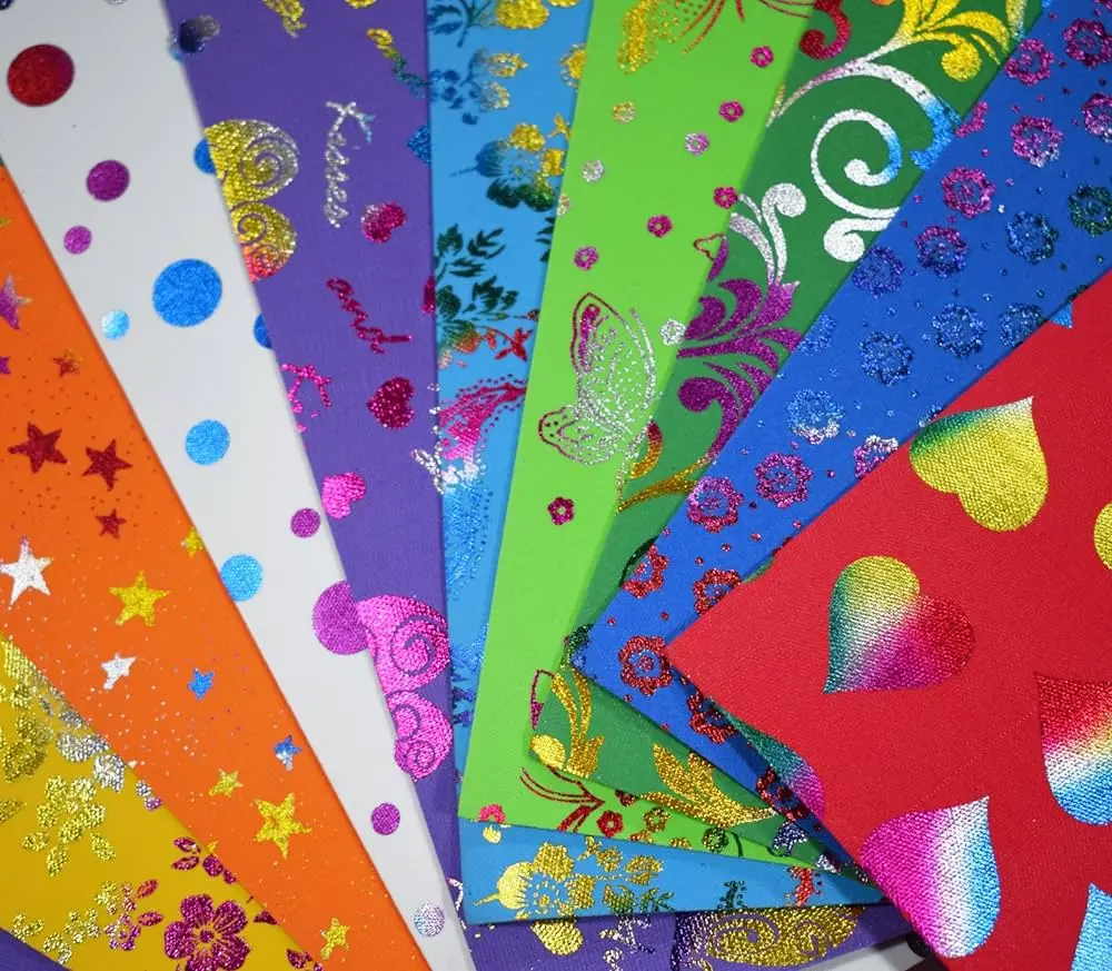 Design Craft EVA Foam Printed Foami for Kids Craft Back to School Hot Stamping EVA Foam Metallic EVA Foamy