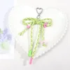 Love buckle fluorescent yellow pendant