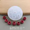 Small 7-hole raspberry mold, semi-transparent