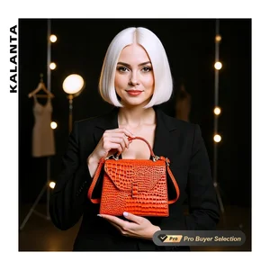 KALANTA Women's Bags Bolsos Satchels Femme Shoulder Vintage Summer Star Shopping Wholesale Crocodile Chic