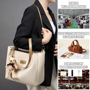 Wholesale Custom Women's Leather Handbags Elegant High-quality Tote Bags for Women Luxury Student Laptop Bag