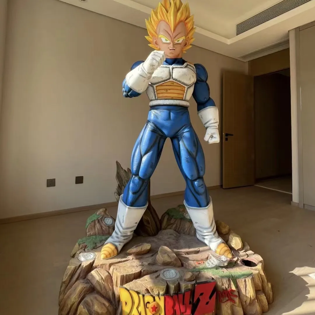 Customized Life Size Goku Fiberglass Japanese Anime Resin Dragon Ball Goku Kakarotto Statue For