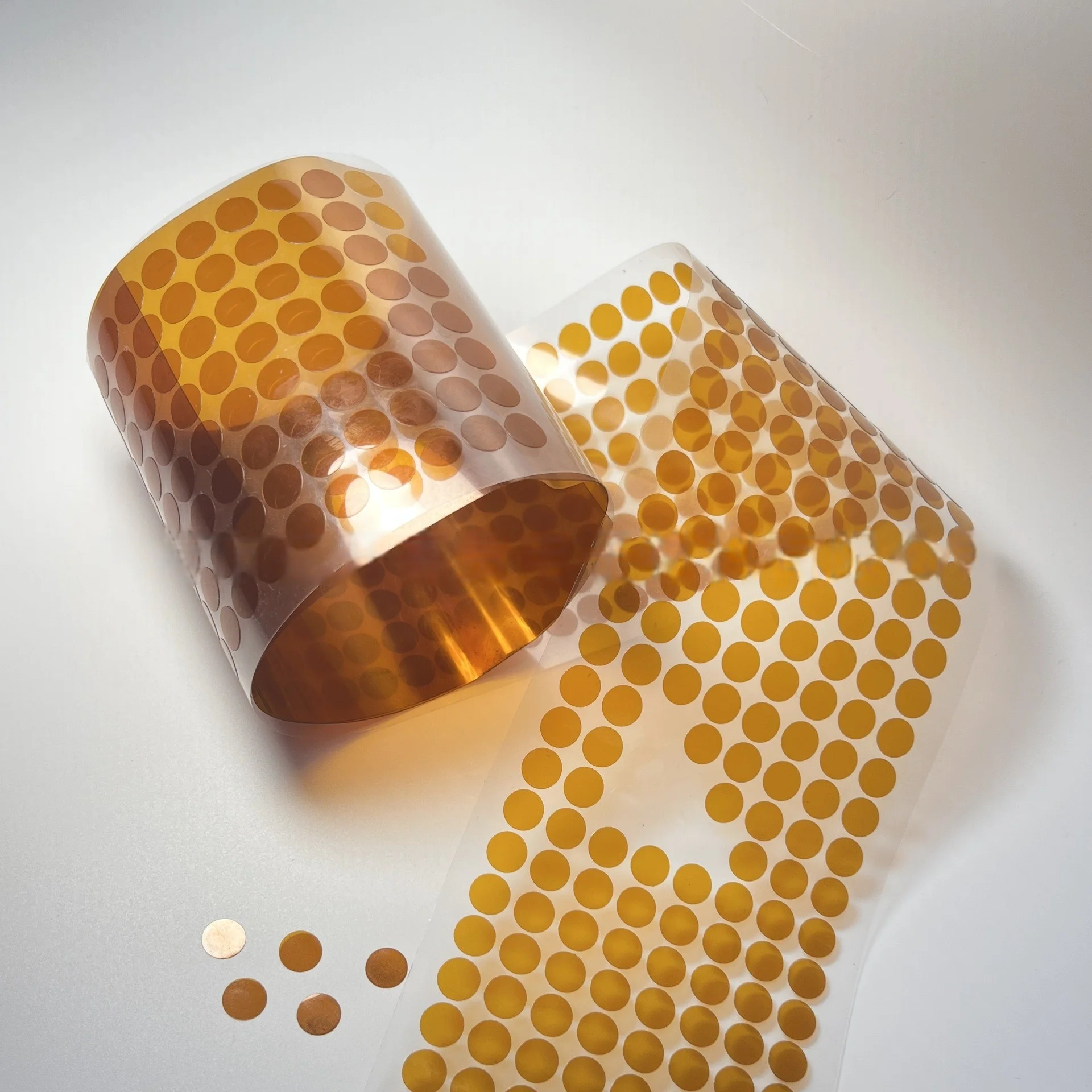 Die Cutting Polyimide Pi Film with Silicone Glue Self Adhesive Tape Disc Dot