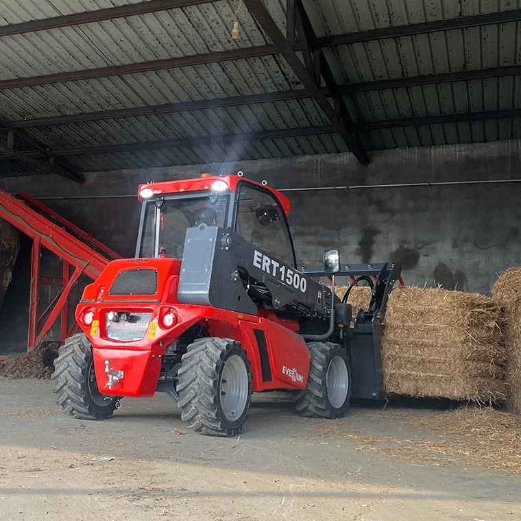 Everun CE 1.4ton Good Performance Machine ERT1500 Multifunction Telehandler Forklift Telescopic Radlader Wheel Loader