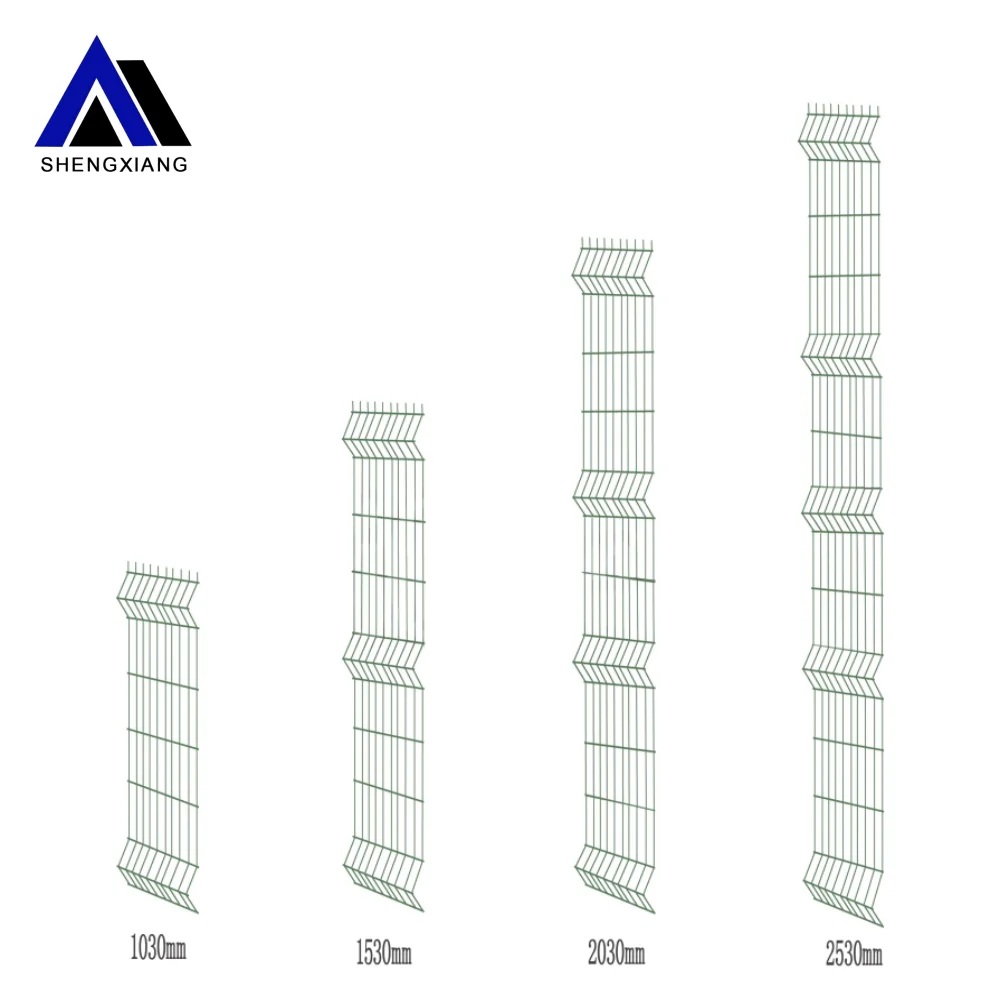 Outdoor Metal Garden Fence Panel 3D Curved Welded Wire Mesh Fence ...