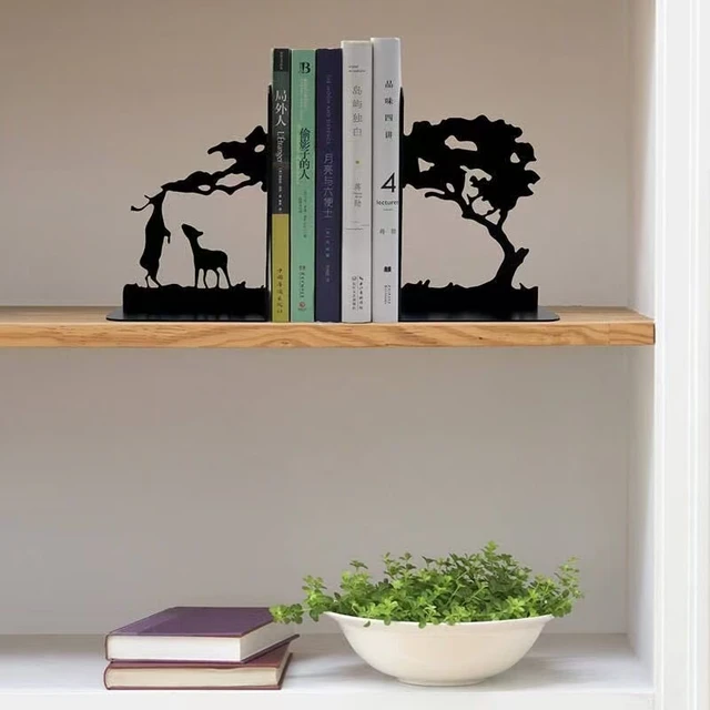 Modern Children's Metal Book Stand Iron Furniture for Organizing Reading Materials in Home Office