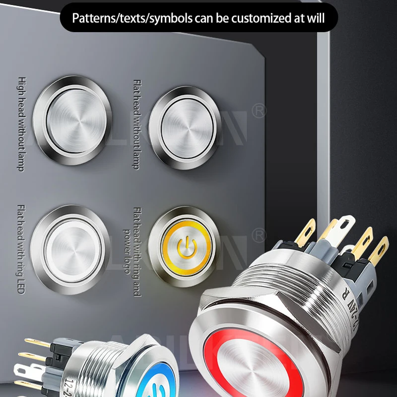 Non Illuminated 30mm Push Button Switch - Foto 3