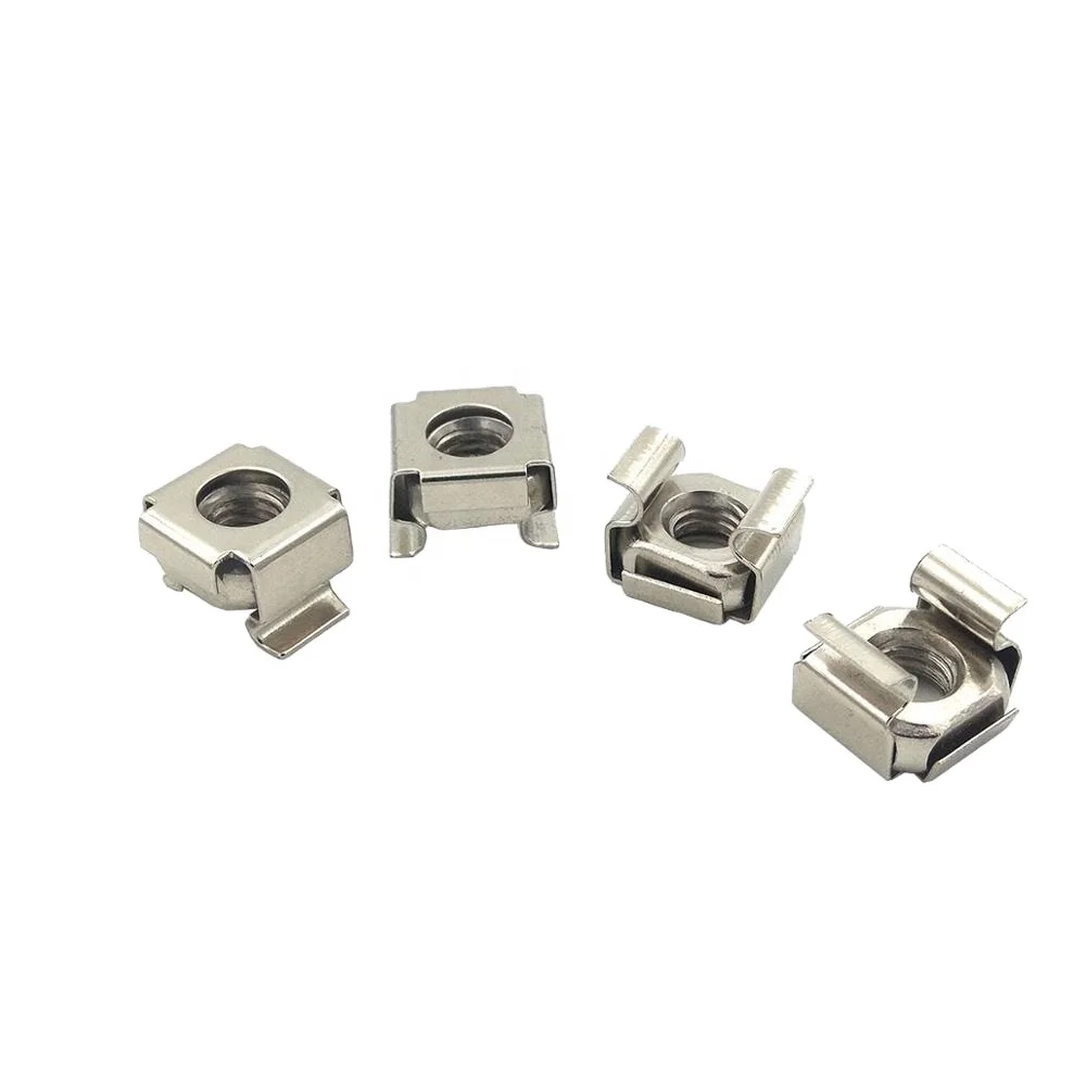 M6 Nickel Square Hole Cage Nut (1421cnb Series) Hammond Mfg. Buy
