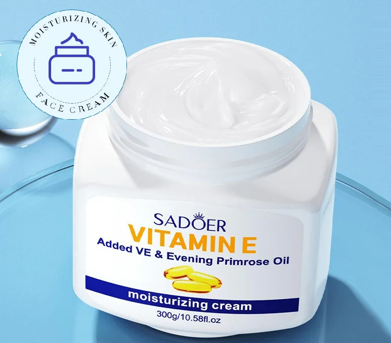 High Quality Evening Primrose Delicate Texture Whitening Moisturizing Vitamin E Face  Body Care Cream and Lotion