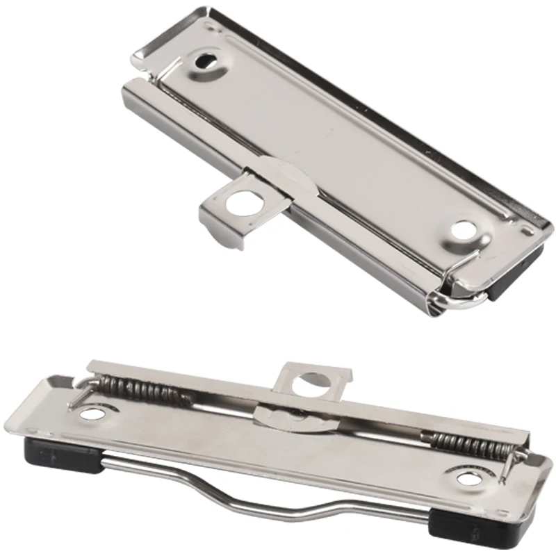 PERFORMORE 10 Pack Of Clipboard Clips, 4 Inch Wide, Able Clipboard Clips Features Nickel Finish Clipboard Clamps To Create Low Profile Clipboards Document File Board School Office Supplies