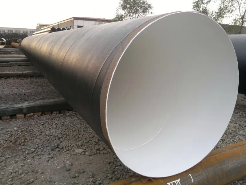 API 5L SSAW  Large Diameter Spiral Welded Steel Pipe 3LPE Epoxy Coated SSAW Welded Spiral Steel Penstock Pipe manufacture