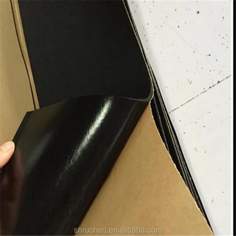 
 Пользовательский 5 мм черный пенопластовый неопреновый SBR резиновый лист  