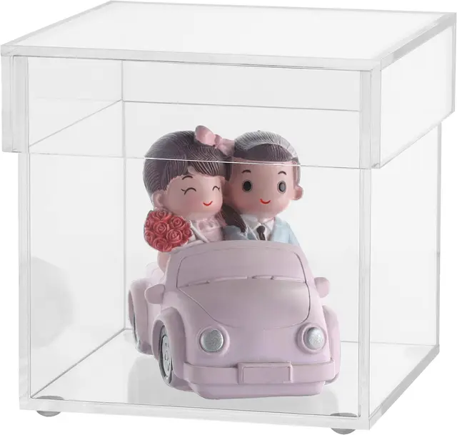 Clear Acrylic Box with cover Lid
