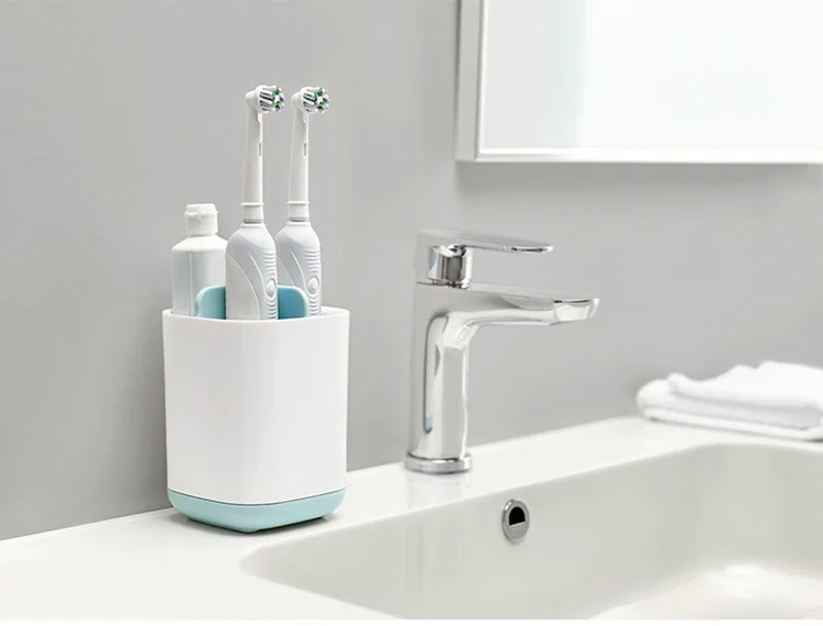 New fashion multifunctional toiletry set electric toothbrush Bathroom shelving Kitchen Soap cleaning brush organizer supplier