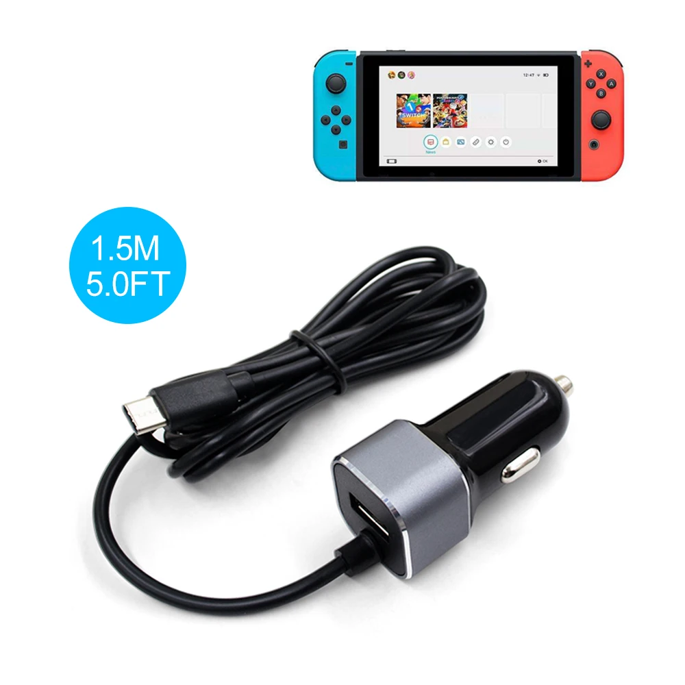 最新2 1a Usb Type C 车载充电器nintendo Switch Lite 控制台 Buy 车载充电器nintendo Switch Lite 控制台 2 1a Usb Type C 车载充电器nintendo Switch