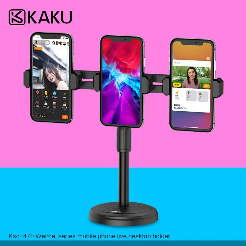 KAKU - Support De Bureau Réglable Pour Téléphone Portable Pour Vidéo En  Direct KSC-322 - IPGOLD