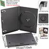 Caja de 1 DVD de 14 mm G02 - Negro