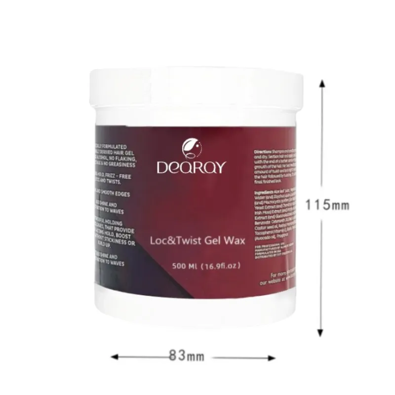 Non Greasy Loc N Twist Gel Clear Braiding Jam Hair Wax And Edge Control