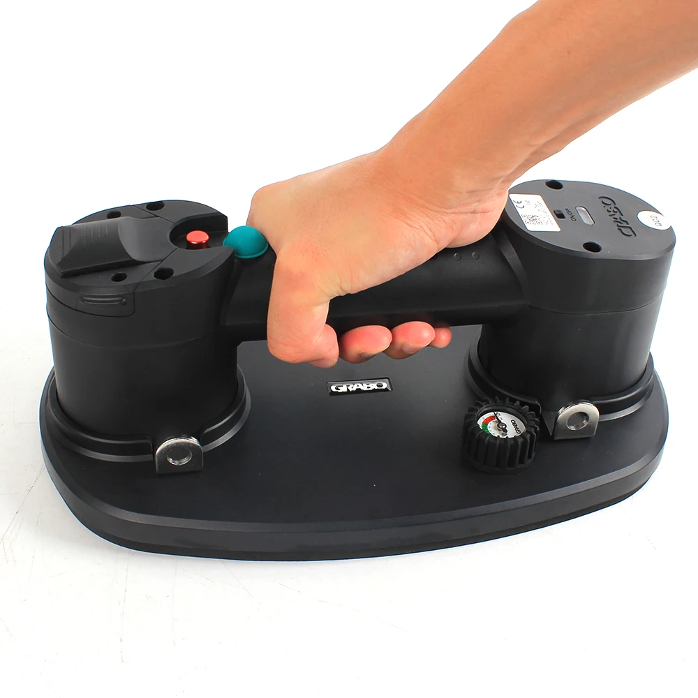 Электрический вакуумный подъемник Raizi Grabo с присоской для стеклянной плитки, дерева, стен, камня, гранита, мрамора