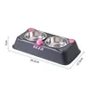 Little Bear Stainless Steel Double Bowl, Black