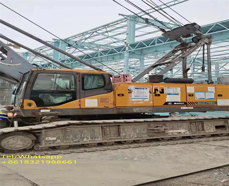 Sany Scc750 75 Tons Crawler Crane Used Scc750 Crawler Crane Hot Sale ...