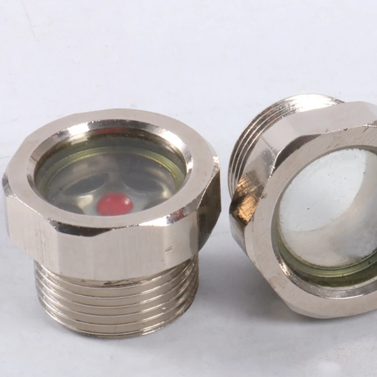 Oil Level Sight Glass for Air Compressor Stainless Steel Oil Sight Glass