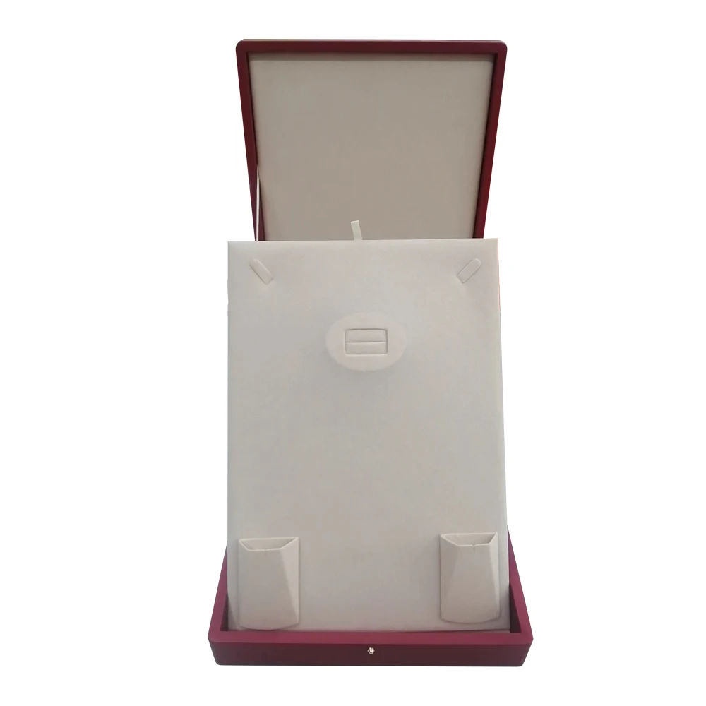 PU Jewelry Box Large Set Storage Box Packaging Crown Buckle Flip Jewelry Ring Bracelet Necklace Combination
