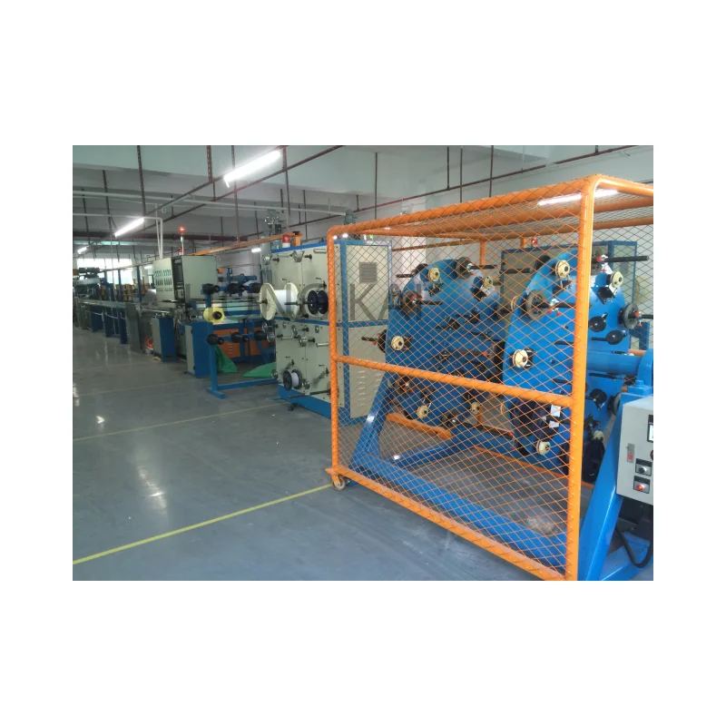 Fiber Optic Cables Line/optical Fiber Cable Extruder Machine HK 70 24 800 Reel Extruding CN;GUA 78KW 35M