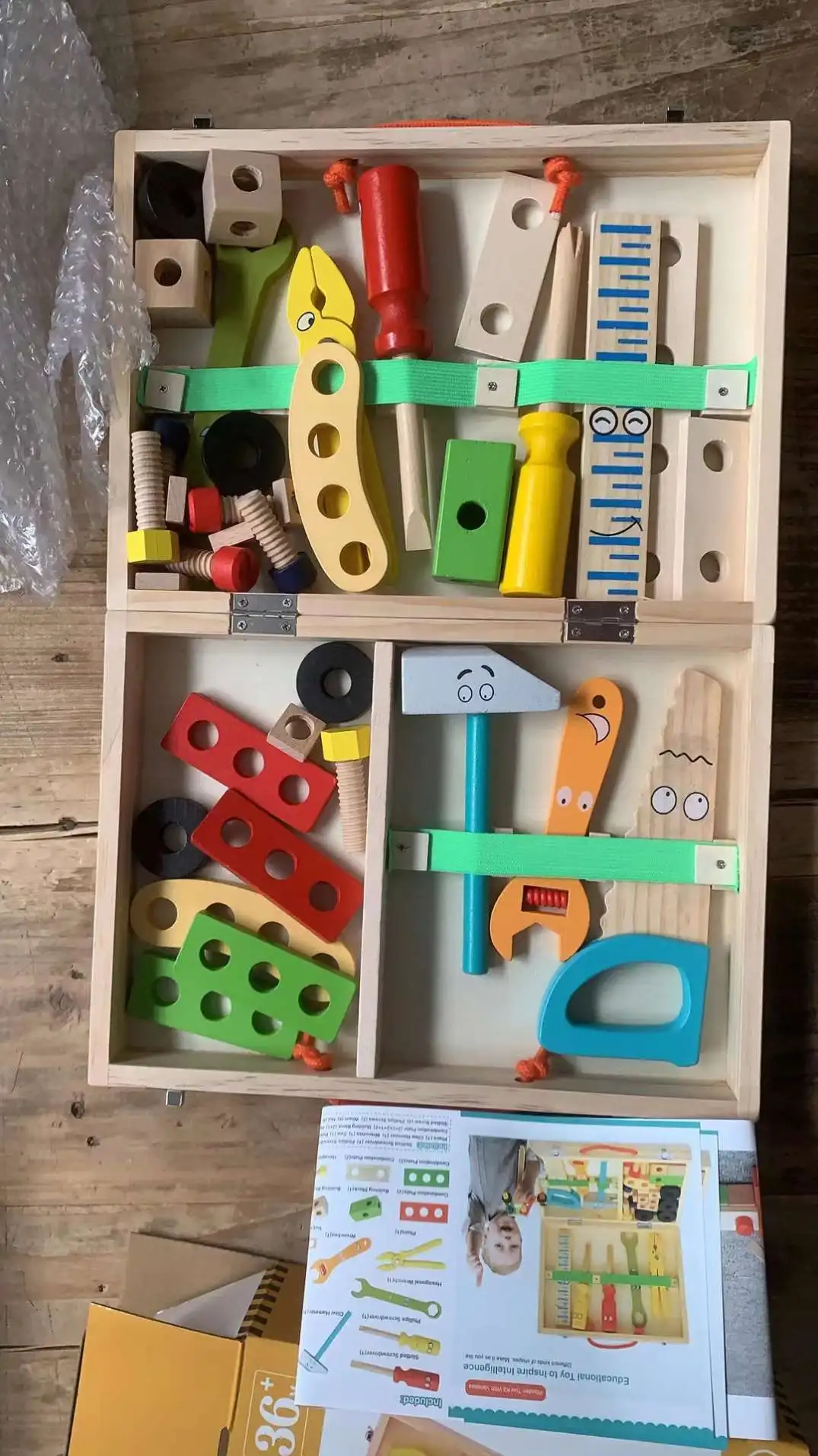 Детский деревянный набор инструментов