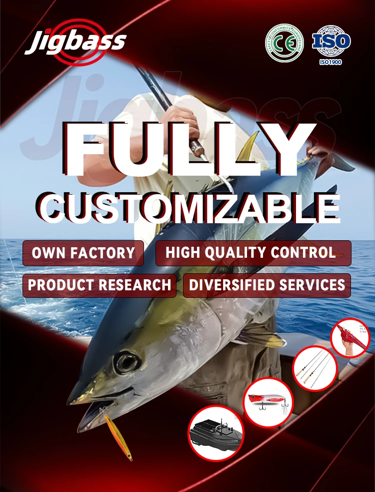 Jigbass New Laser Reflective Fast Sinking Lead Fish Salt Water Sea