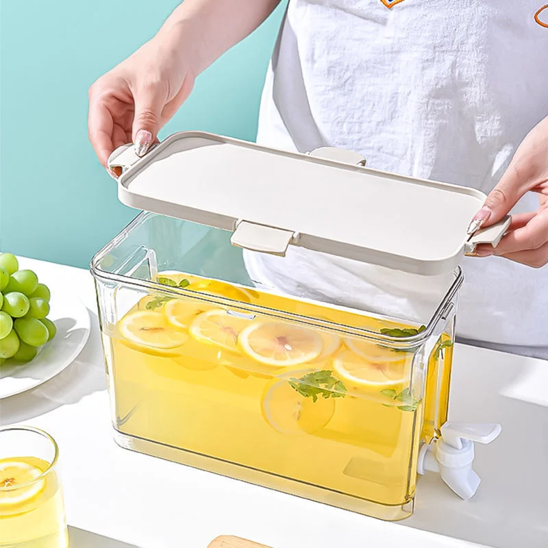 Домашний кухонный холодильник для холодного питья лимонный фруктовый мягкий сок напиток водопроводный диспенсер