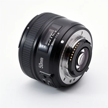 Professional Yongnuo 50mm canon Lens Yn50mm Lens F/1.8 AF/MF Large Aperture Auto Focus for canon DSLR Camera detail image