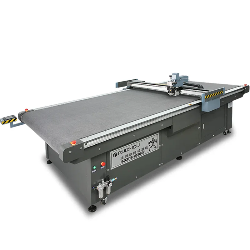RUIZHOU  Dieless Vibration Knife CNC Plain Fabric Cutting Machine