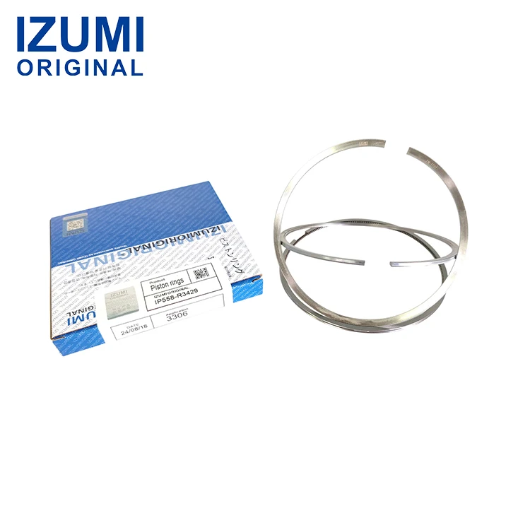 Kit complet d'anneaux de piston standard IZUMI ORIGINAL, 6 pièces, adapté aux moteurs 3306 ou aux engins Cat E330/E330B, pour pièces détachées de machines de construction Caterpillar