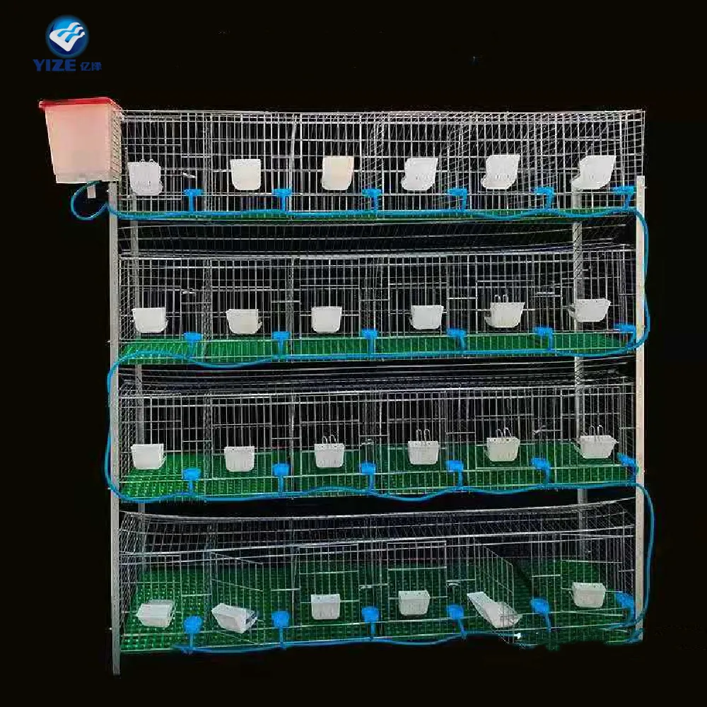 Hot Sale 24 Doors Industrial Rabbit Cages / Rabbit Cages For Sale Stack