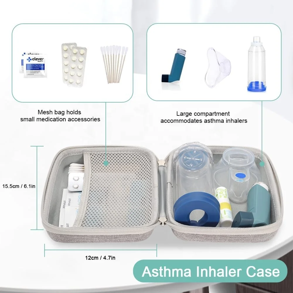 Custom Portable Hard EVA Shell Handheld Inhaler Nebulizer Carrying Case for Meowyn Medical Cases Nurse Bag