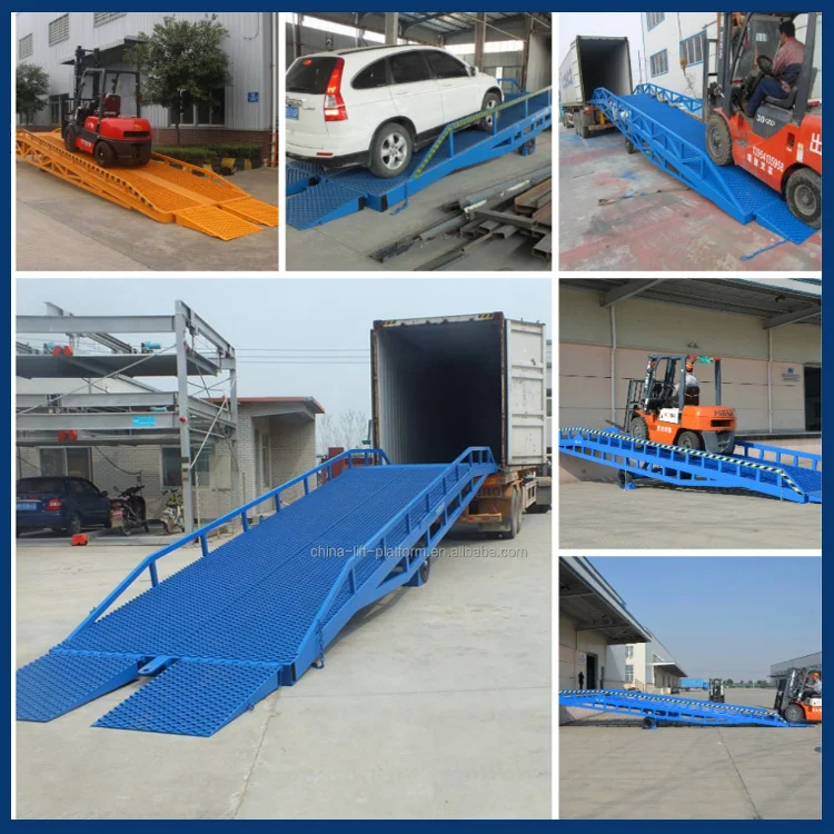 Dock Leveling Ramp Loading And Unloading Platform Loading And Unloading ...